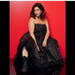 Torrid Betsy johnson strapless tulle dress